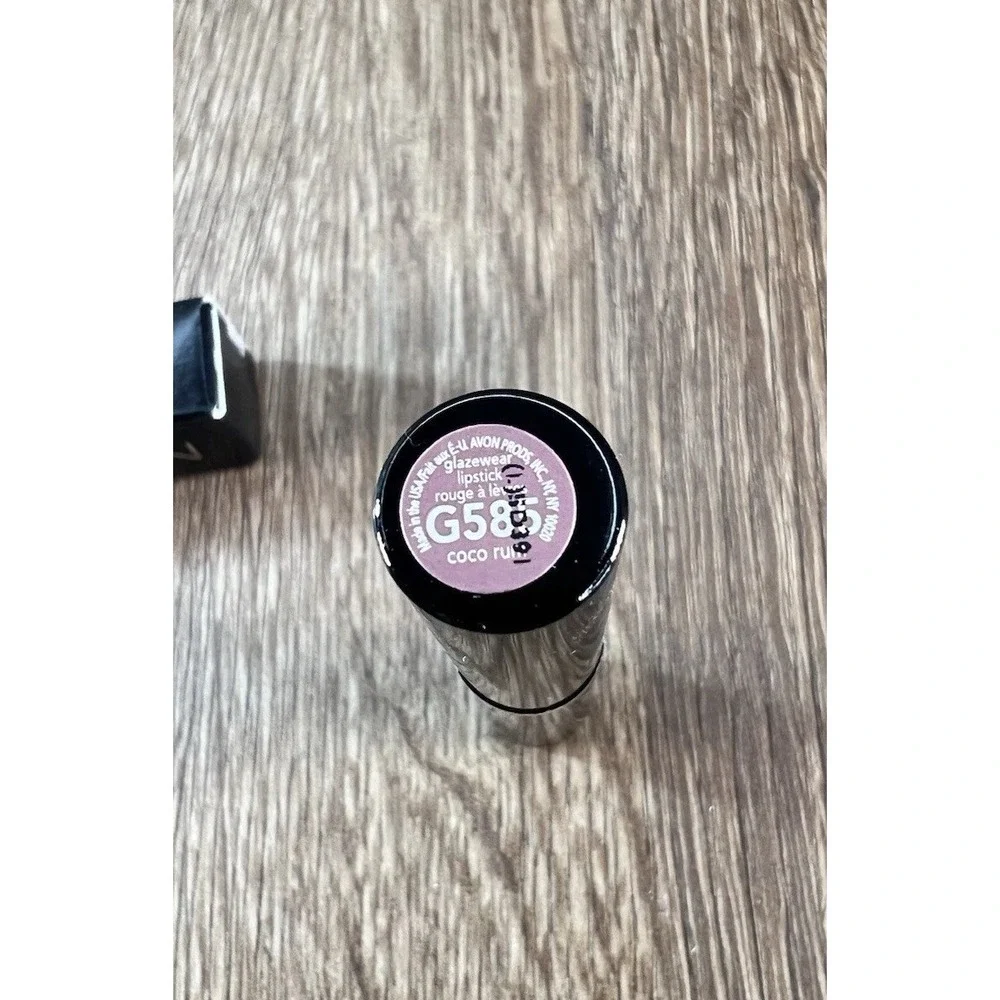 2EA Avon Glazewear Lipstick G585 Coco Rum Discontinued RARE NOS